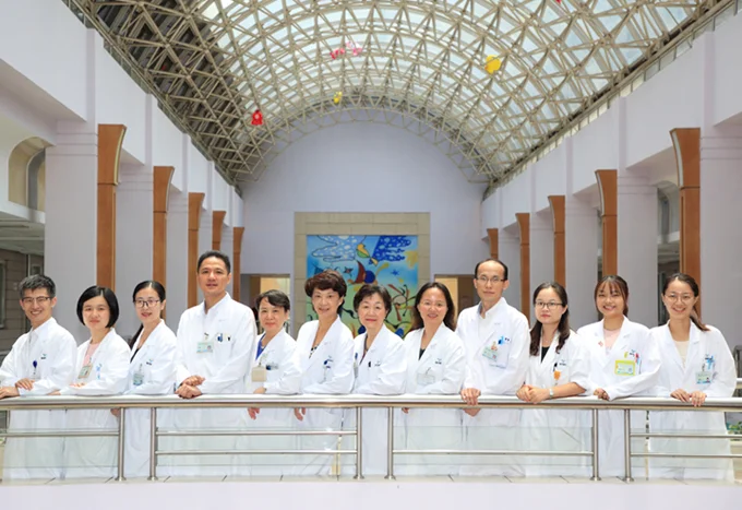 Clinicians in white coats in a photograph published on SCMC’s developmental and behavioral pediatrics department page